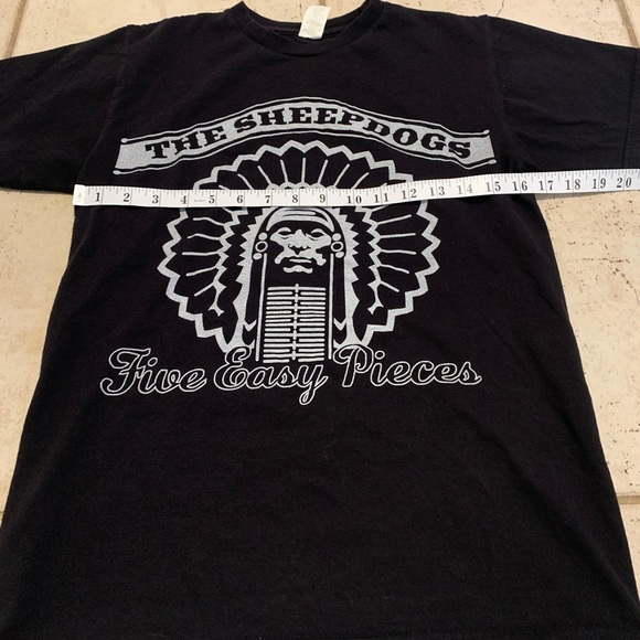 The Sheepdogs "Five Easy Pieces" Band T-Shirt - Black, Size S - Picture 4 of 7